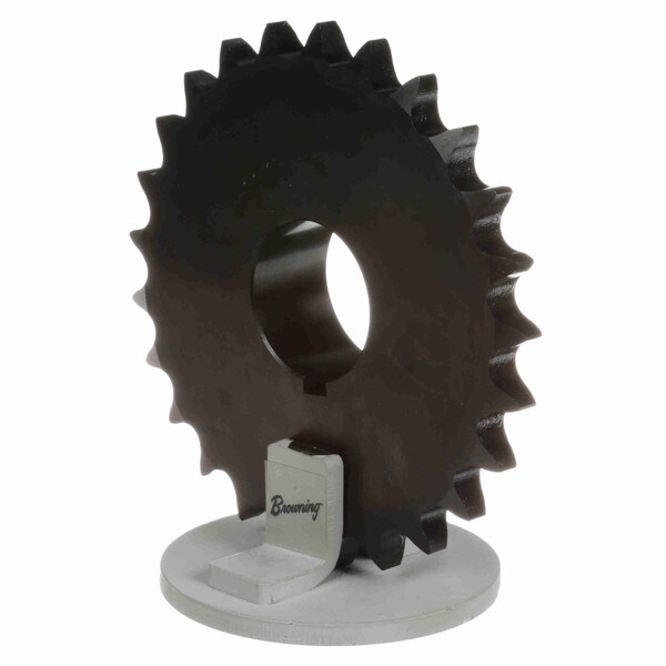 Roller Chain Sprocket, 60 Chain Size, 1/2 to 1-3/4 in Bore Dia., 25 # of Teeth